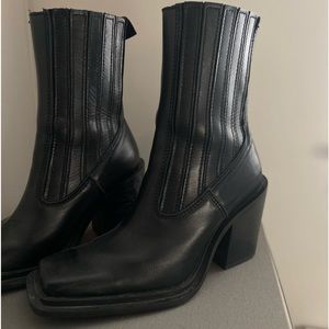 Leather boots. Only wore a handful of times.